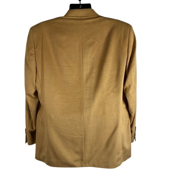 Chaps Ralph Lauren Men's Camel Suede Blazer Sport Coat Jacket Size 41R - Picture 2 of 16